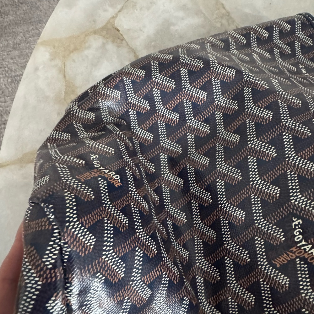 Auth Goyard St. Louis PM dark blue bag - Picture 7 of 9